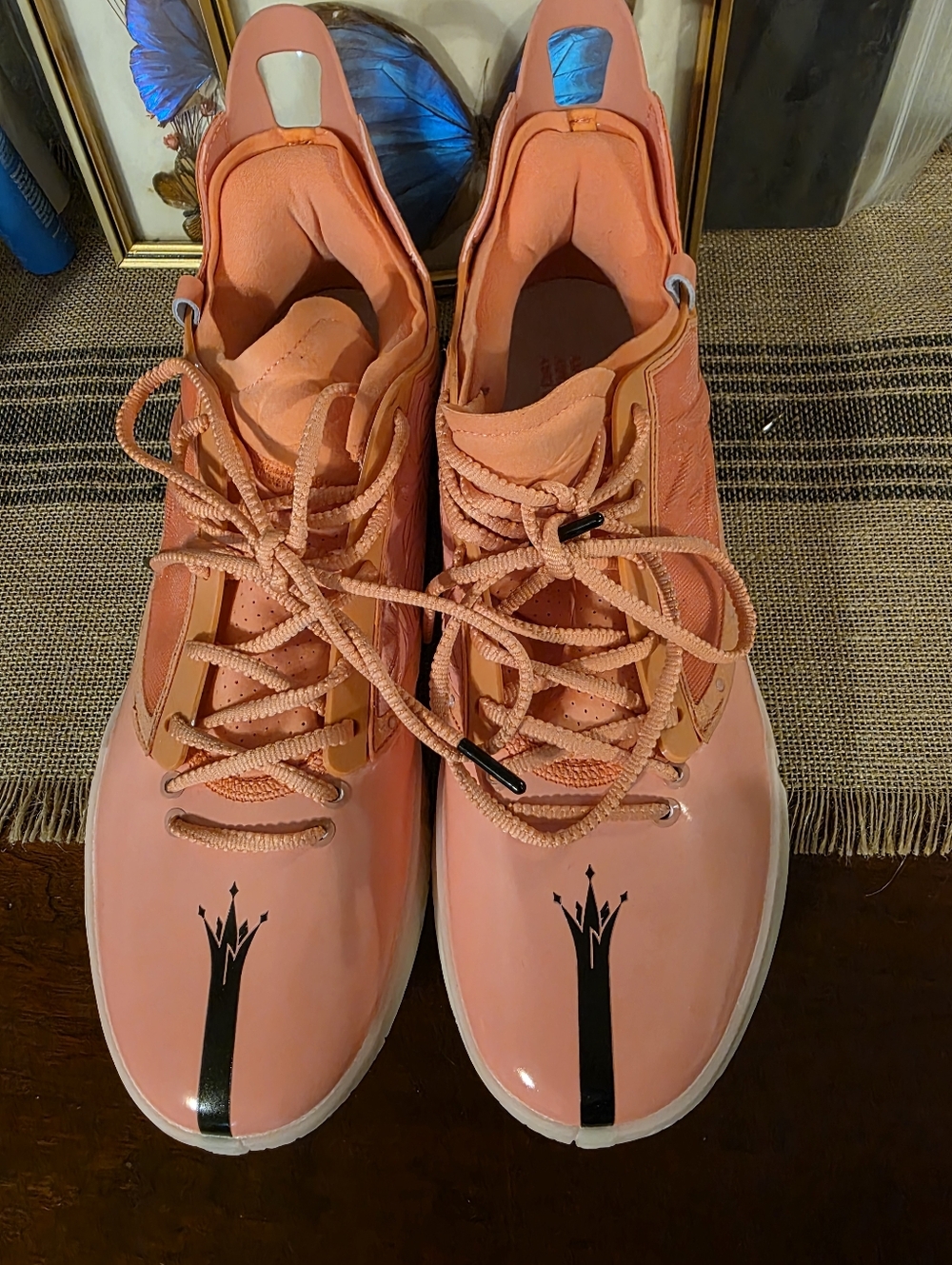 RARE RETIRED 361° Joker Jokić 1 GT 'Soulmate' Coral Basketball Shoes Sz 11.5 - Picture 3 of 13